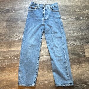 Levi Ribcage Straight Ankle Jeans 25